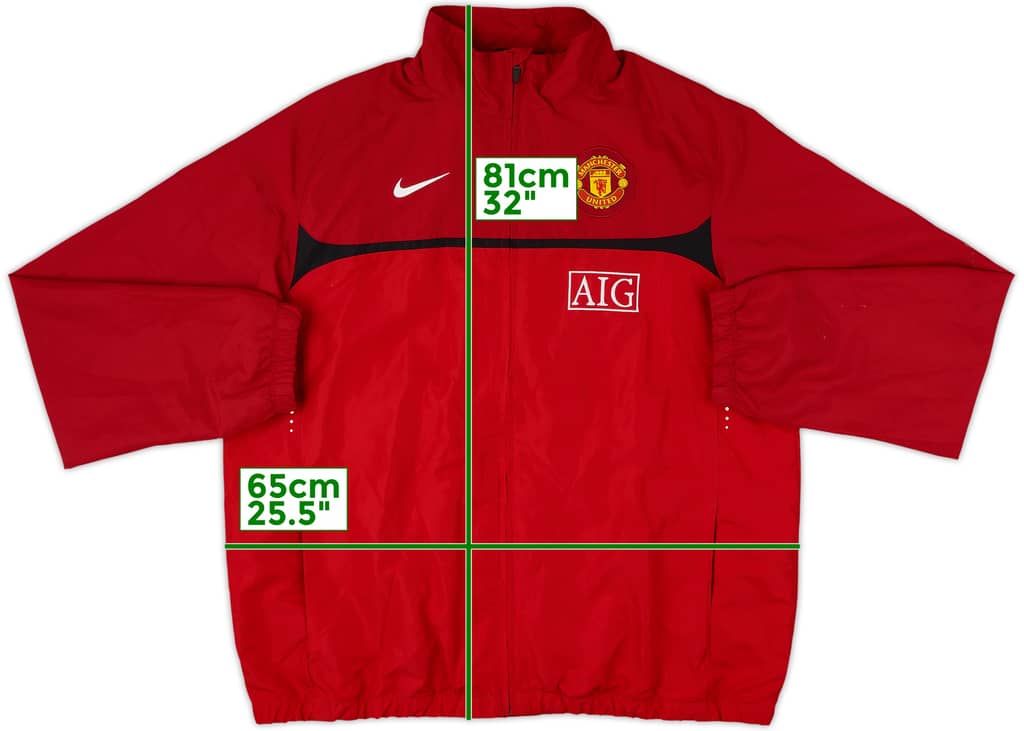2010-11 Manchester United Nike Track Jacket - 9/10 - (XL)