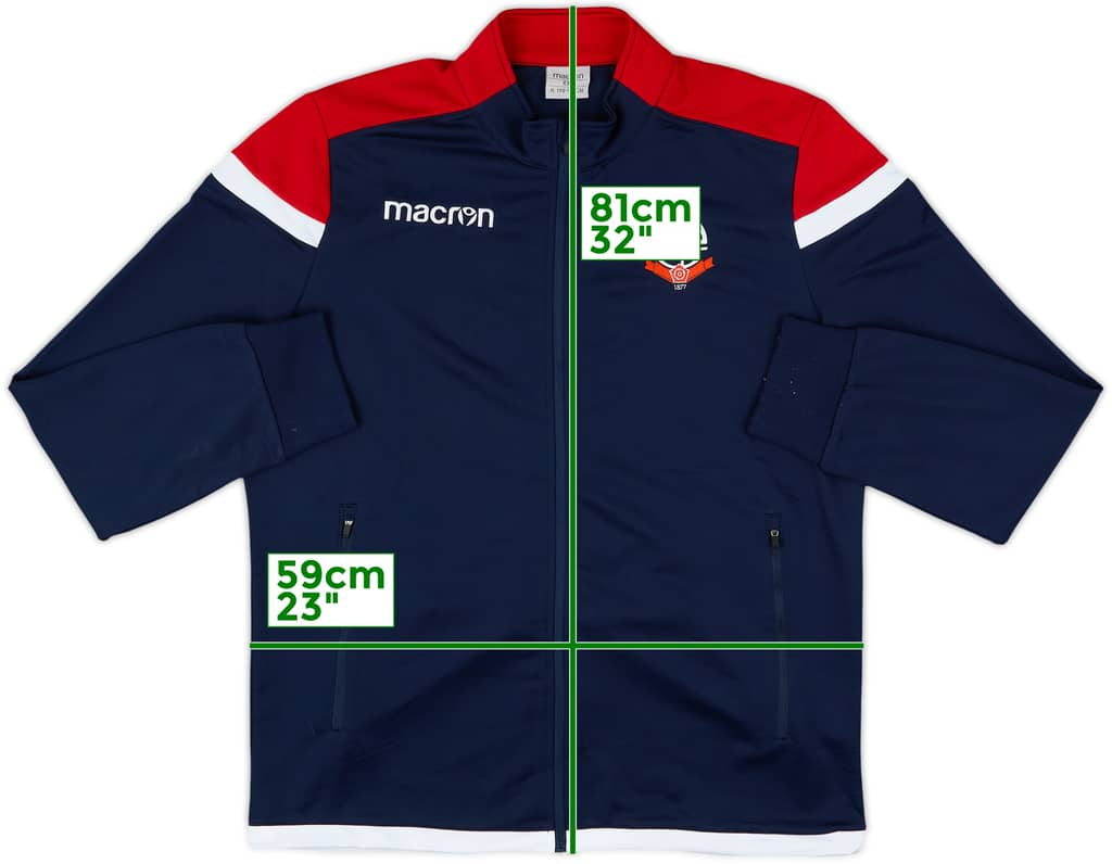 2018-19 Bolton Macron Track Jacket - 8/10 - (XXL)