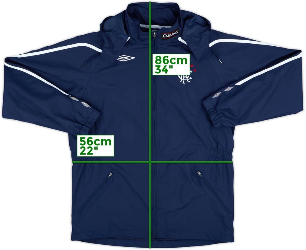 2006-07 Rangers Umbro Rain Coat - 7/10 - (L)
