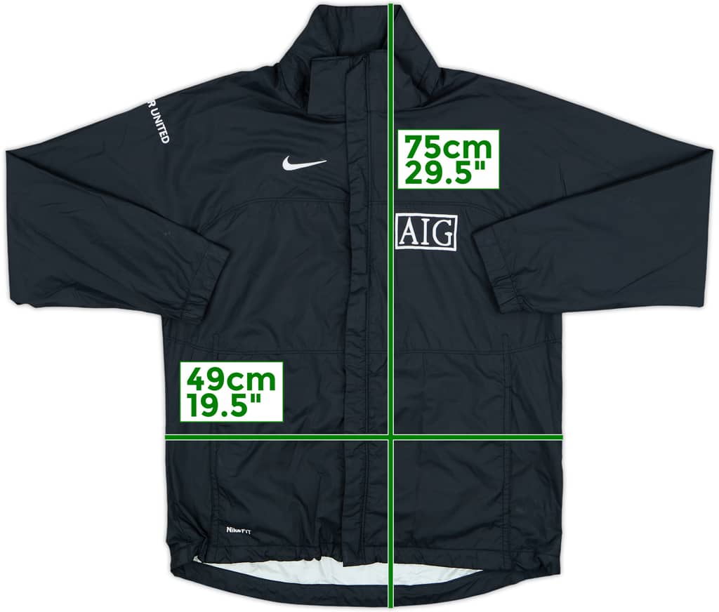 2008-09 Manchester United Nike Track Jacket - 9/10 - (L.Boys)