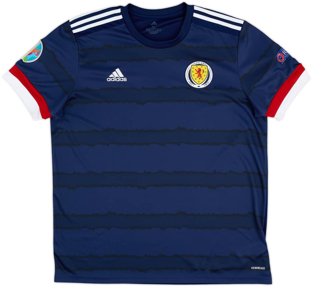 2020-22 Scotland Home Shirt - 8/10 - (XL)