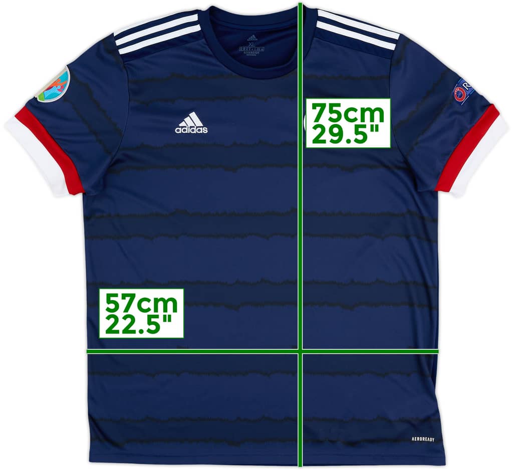 2020-22 Scotland Home Shirt - 8/10 - (XL)