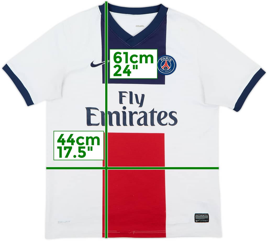 2013-14 Paris Saint-Germain Camiseta Visitante - 6/10 - (L. Niños)