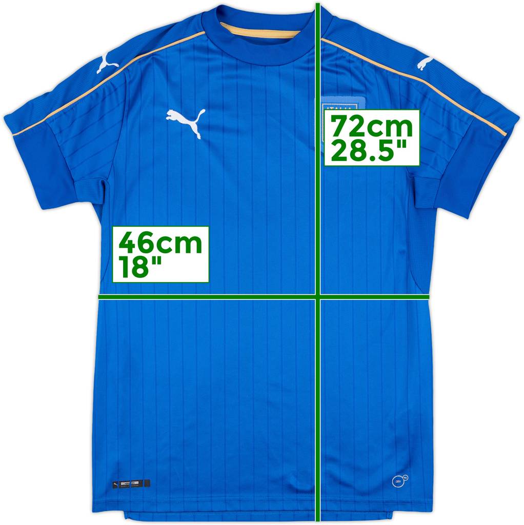 2016-17 Italy Home Shirt - 8/10 - (M)