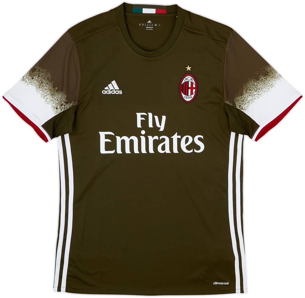 2016-17 AC Milan Third Shirt - 8/10 - (M)