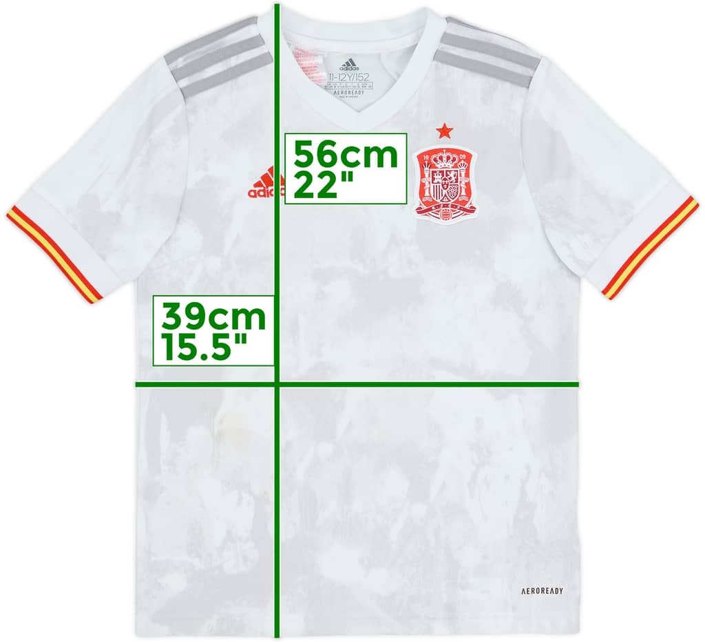 2020-21 Spain Away Shirt - 5/10 - (M.Boys)