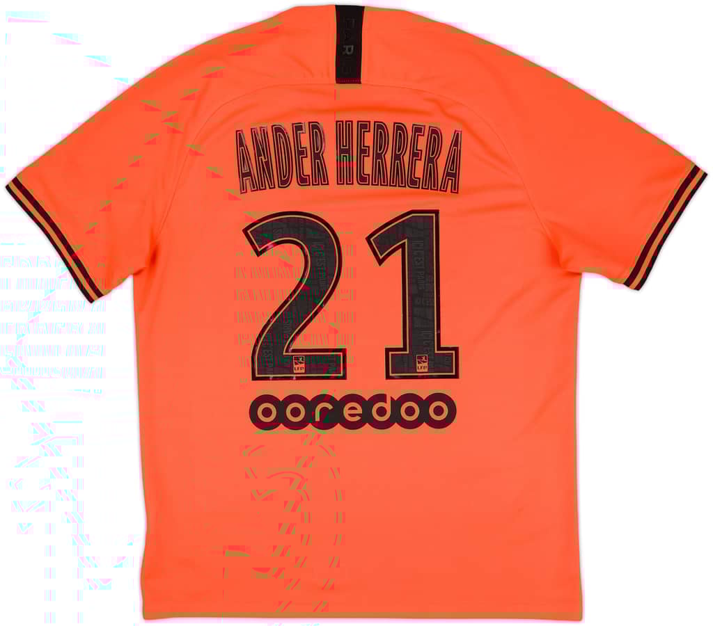 2019-20 Paris Saint-Germain Away Shirt Ander Herrera #21 - 8/10 - (L)