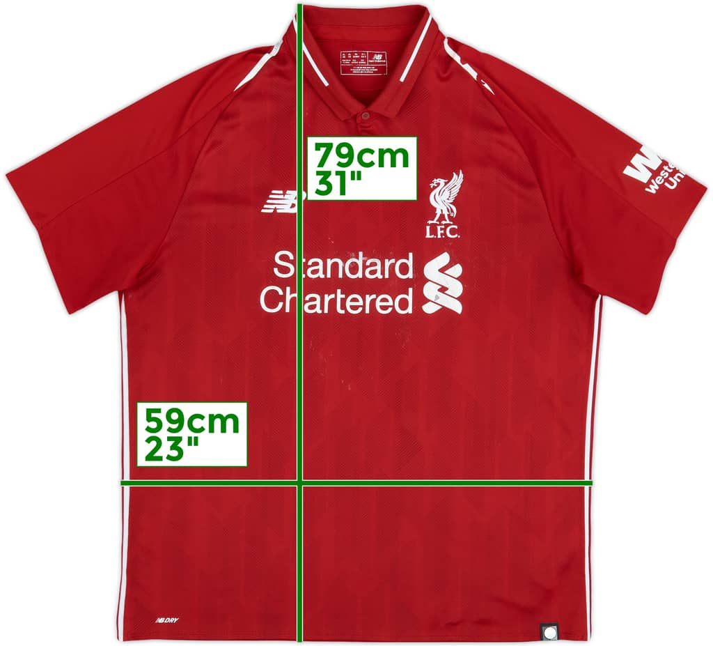 2018-19 Liverpool Home Shirt - 5/10 - (XL)