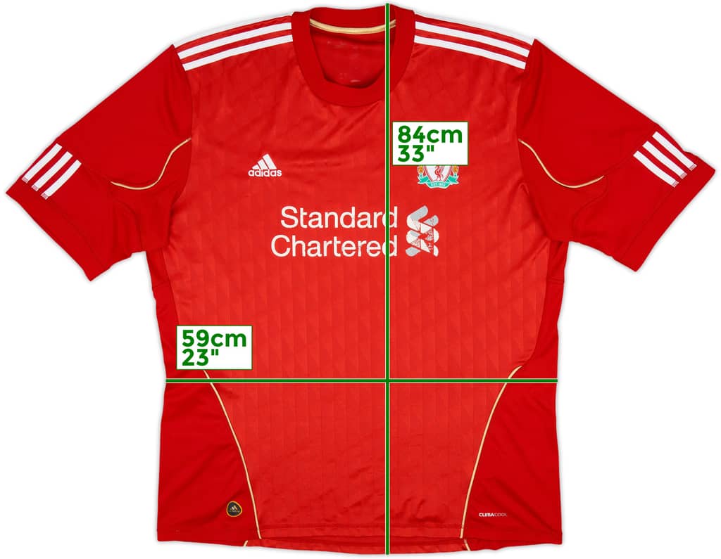 2010-12 Liverpool Home Shirt - 5/10 - (3XL)