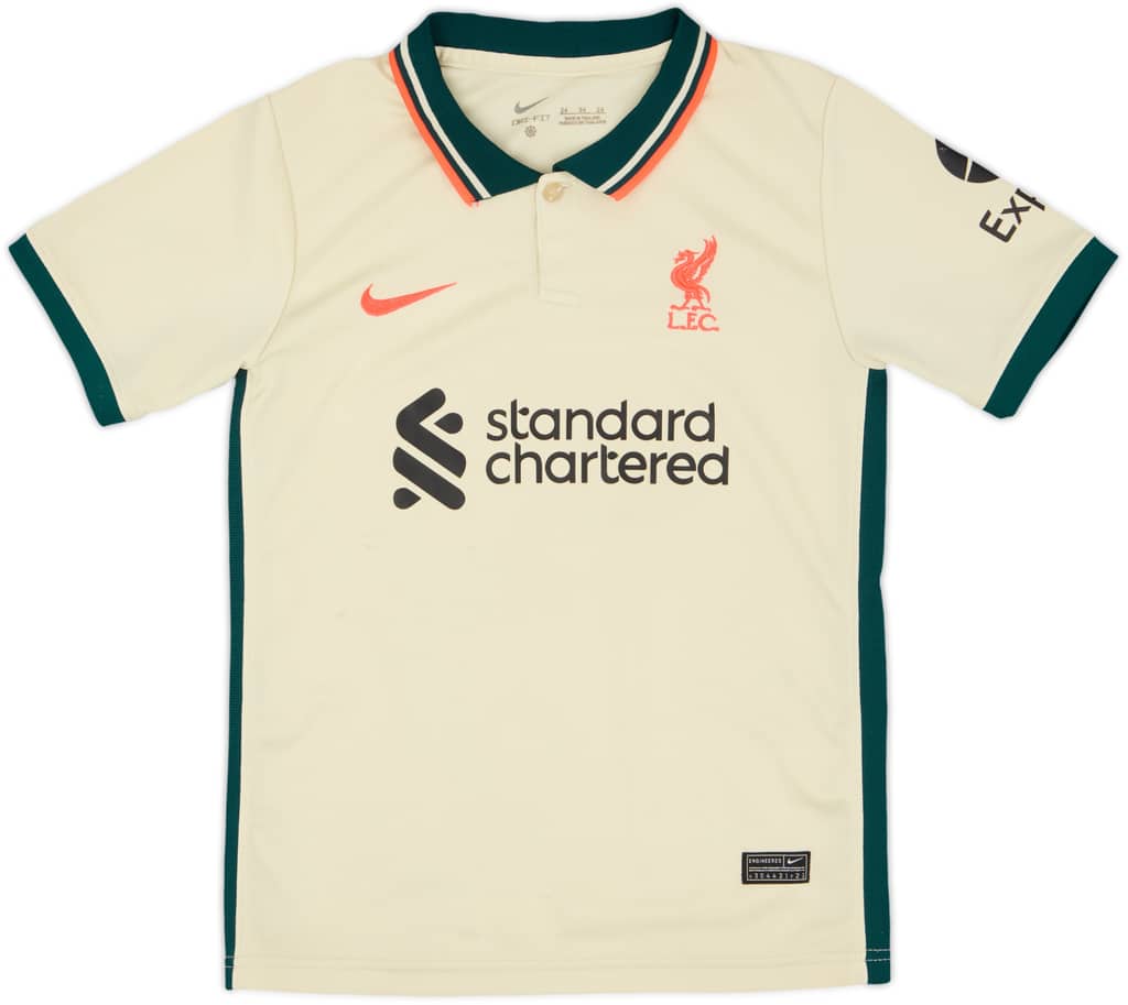 2021-22 Liverpool Away Shirt - 5/10 - (S.Boys)