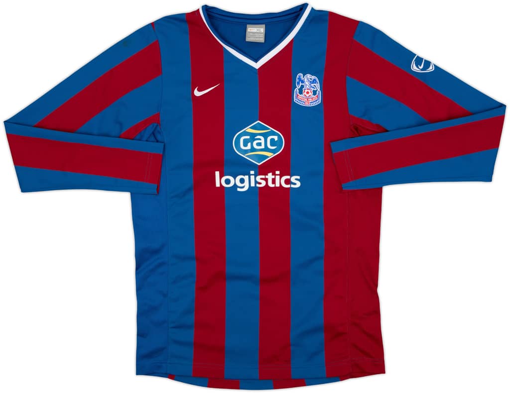 2009-10 Crystal Palace Home L/S Shirt - 10/10 - (XL.Boys)