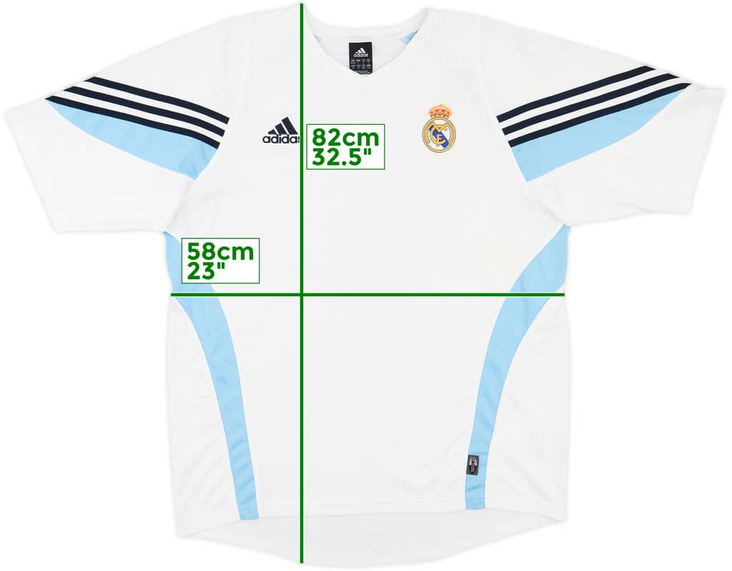 2003-04 Real Madrid adidas Training Shirt - 8/10 - (L/XL)