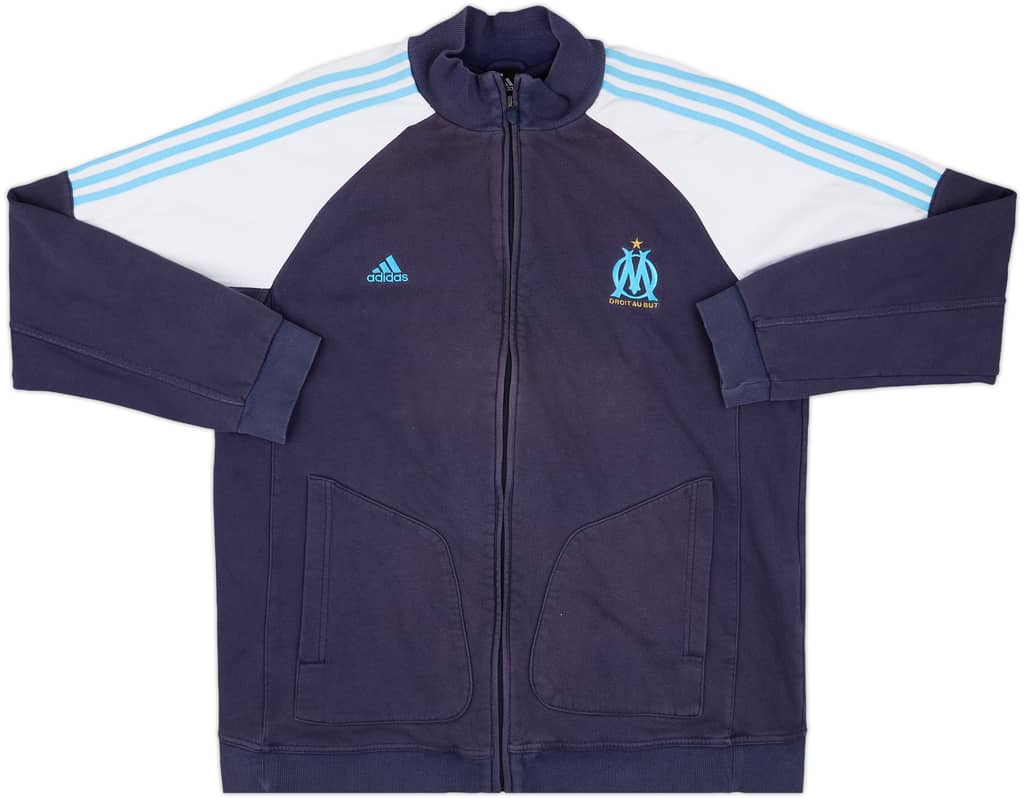 2007-08 Olympique Marseille adidas Track Jacket - 7/10 - (XXL)
