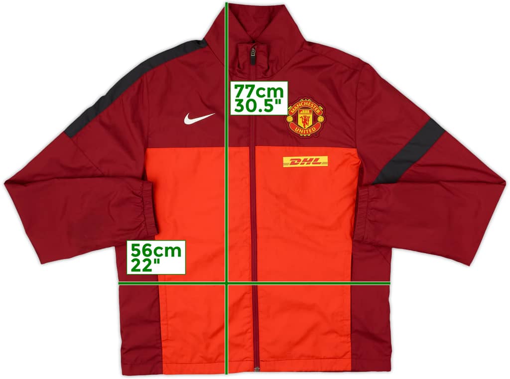2013-14 Manchester United Nike Track Jacket - 6/10 - (M)