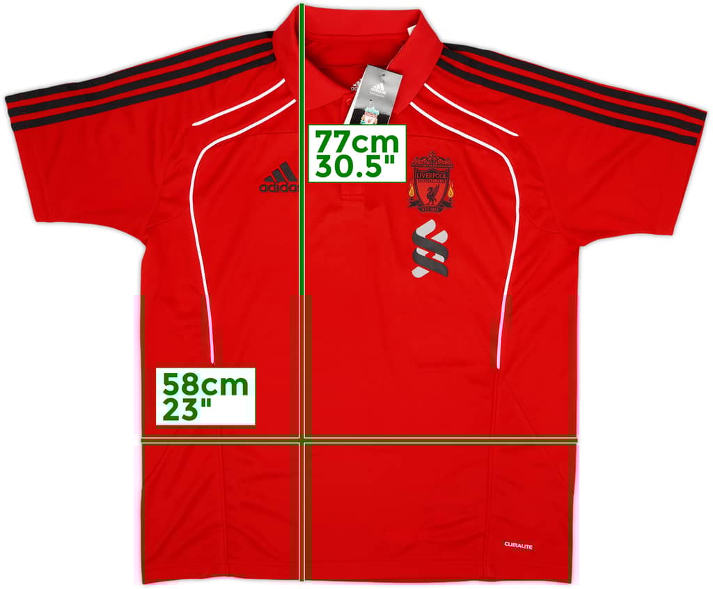2010-11 Liverpool adidas Polo Shirt (L/XL)