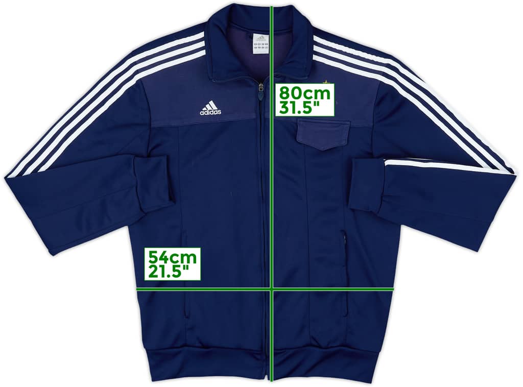 2007-08 France adidas Track Jacket - 8/10 - (XL)