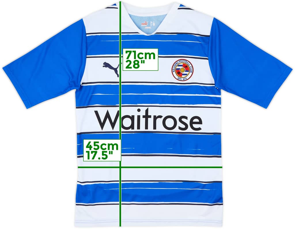 2010-11 Reading Home Shirt - 10/10 - (S)