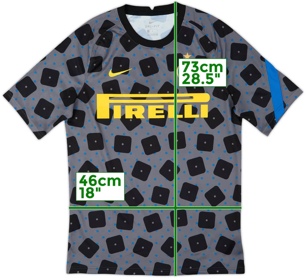 2020-21 Inter Milan Nike Training Shirt - 9/10 - (M)