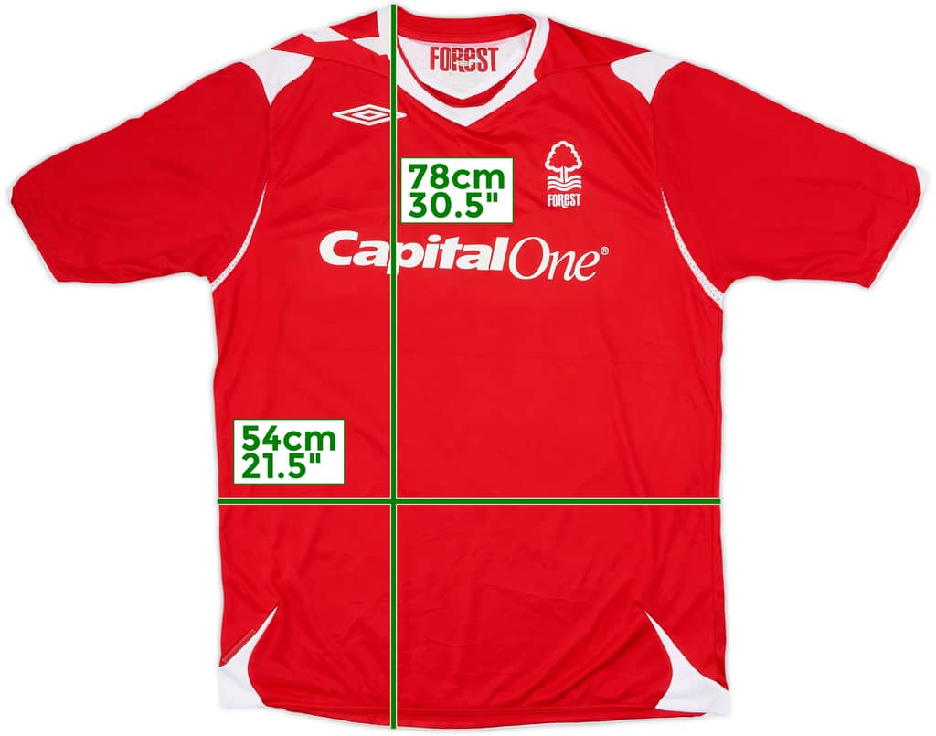 2006-08 Nottingham Forest Home Shirt - 8/10 - (L)