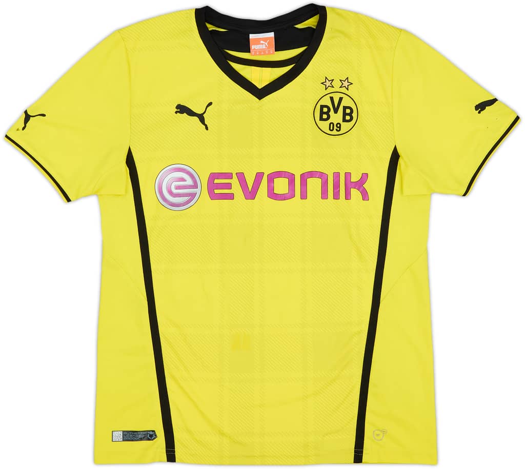 2013-14 Borussia Dortmund Home Shirt - 4/10 - (M)