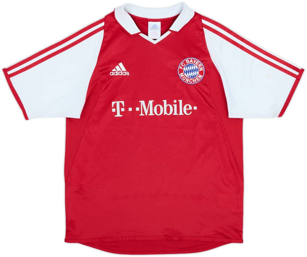 2003-04 Bayern Munich Home Shirt - 8/10 - (XL.Boys)