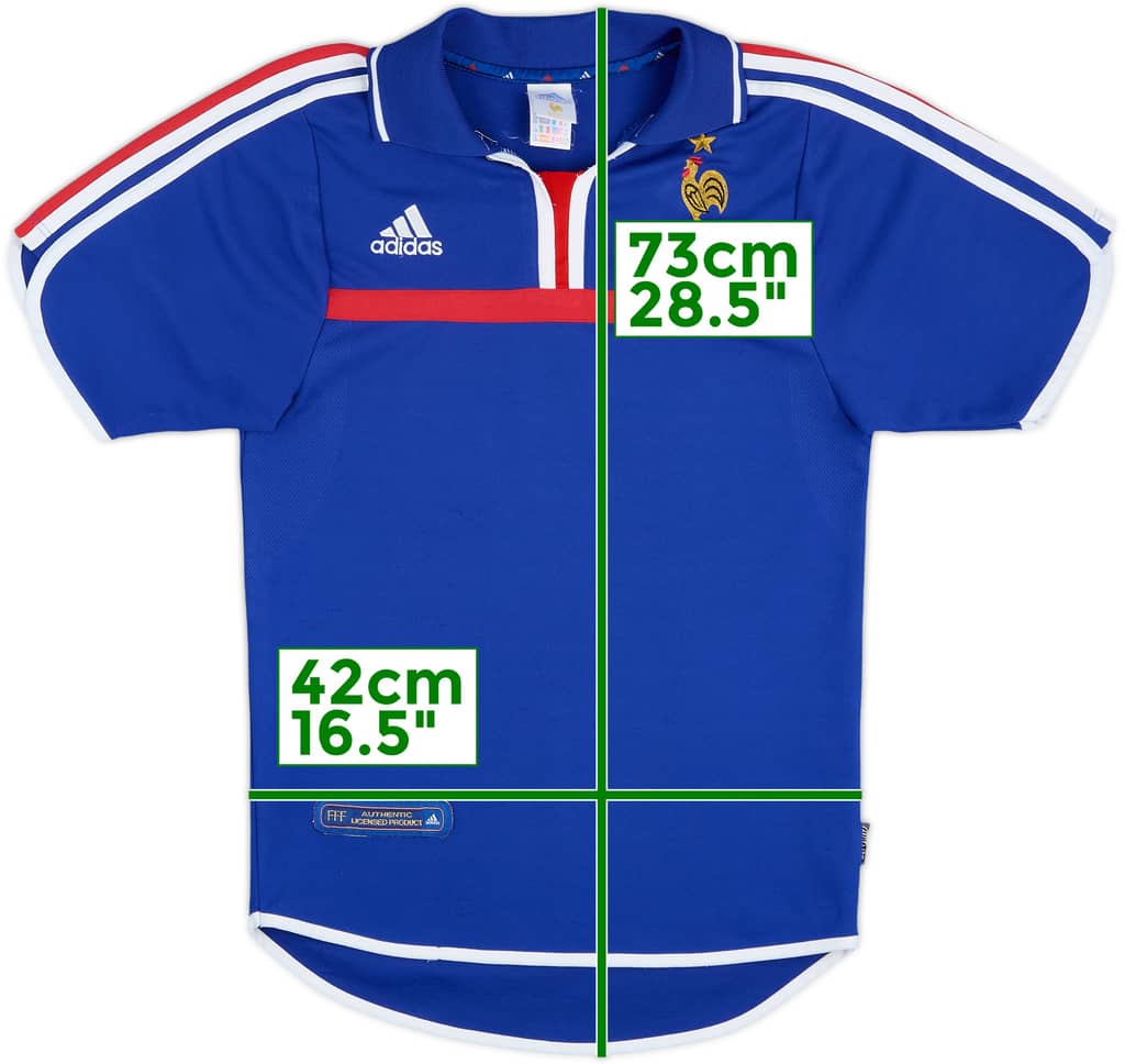 2000-02 France Home Shirt - 8/10 - (L.Boys)