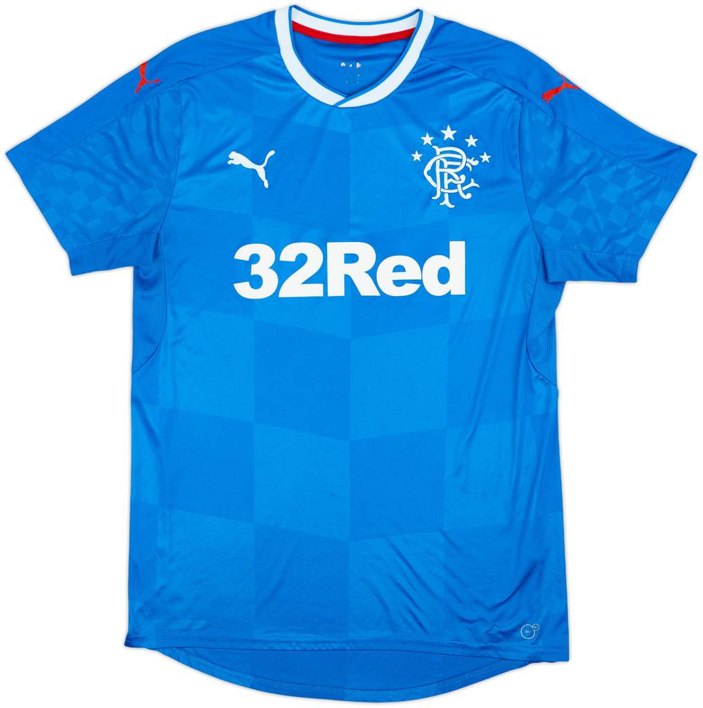 2016-18 Rangers Home Shirt - 8/10 - (M)