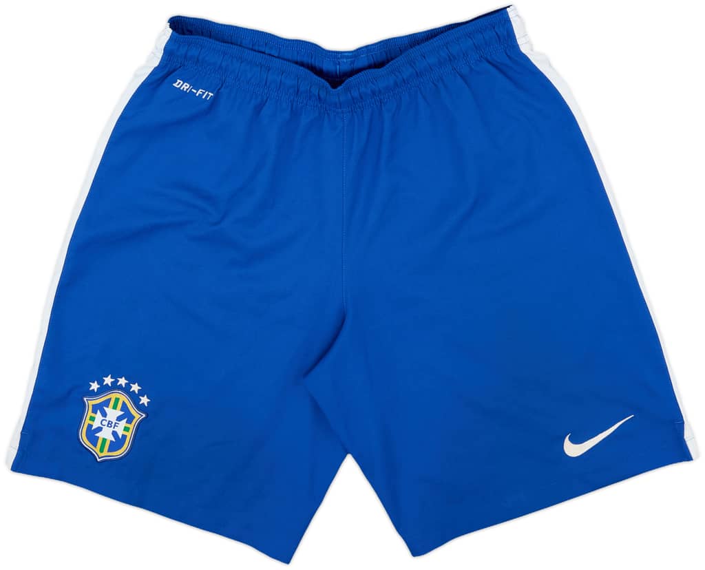 2014-15 Brazil Home Shorts - 9/10 - (M)