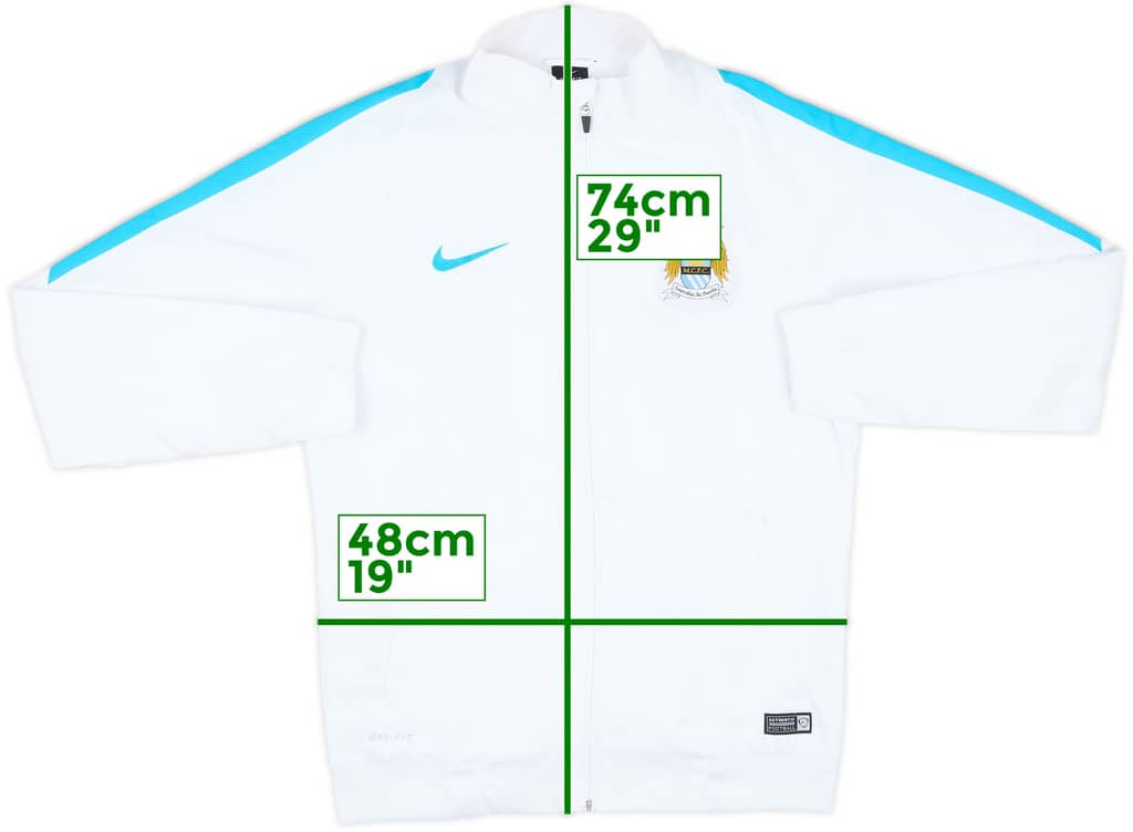 2016-17 Manchester City Nike Track Jacket - 7/10 - (M)