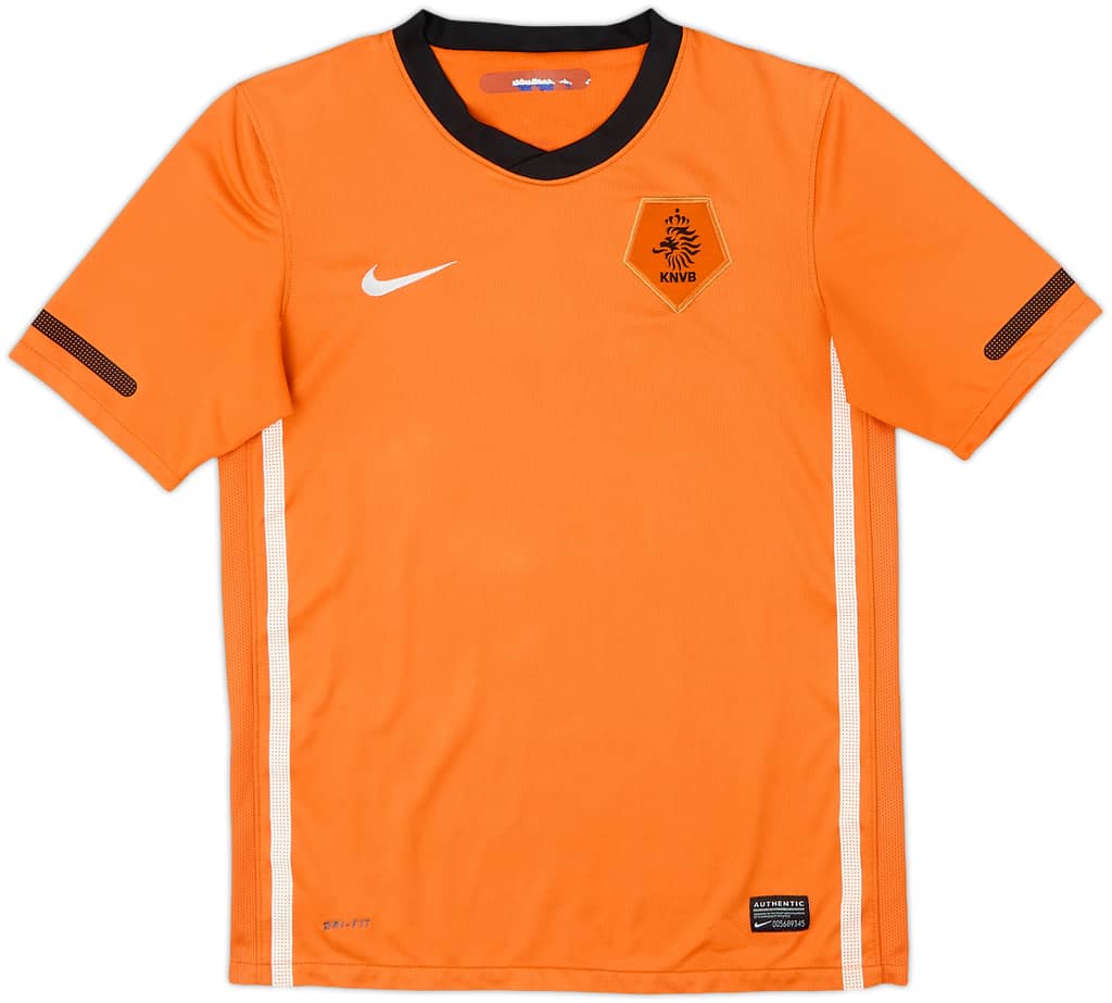2010-11 Netherlands Home Shirt - 8/10 - (L.Boys)
