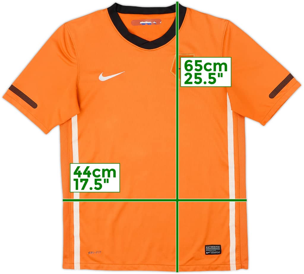 2010-11 Netherlands Home Shirt - 8/10 - (L.Boys)