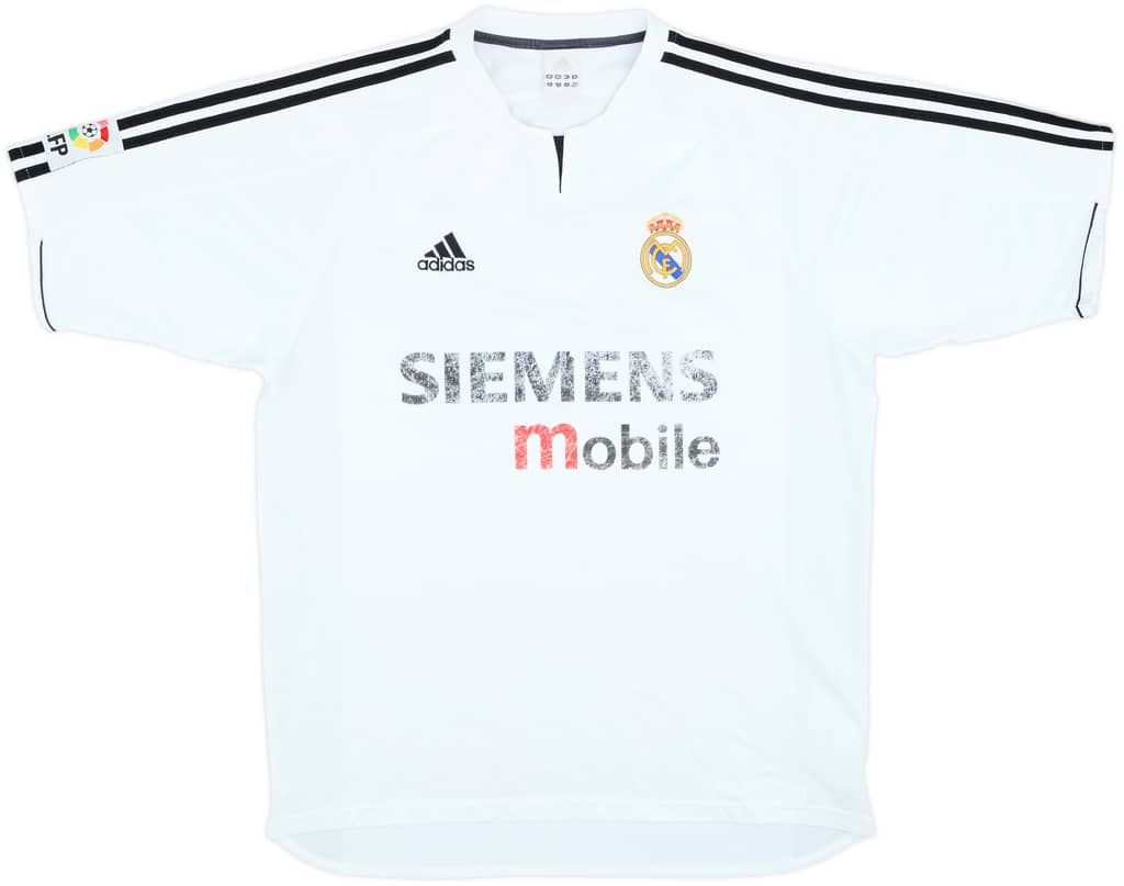 2003-04 Real Madrid Home Shirt - 5/10 - (L)