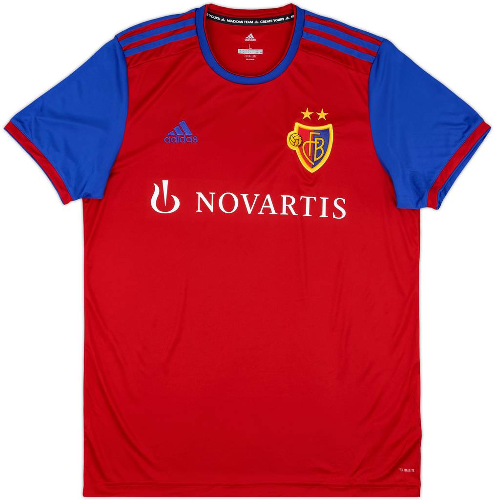 2019-20 FC Basel Home Shirt - 10/10 - (L)
