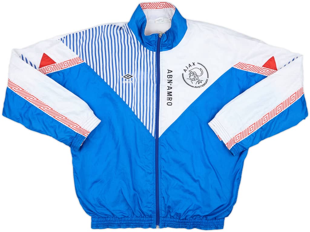 1989-91 Ajax Player Issue Umbro Track Jacket - 8/10 - (XL)