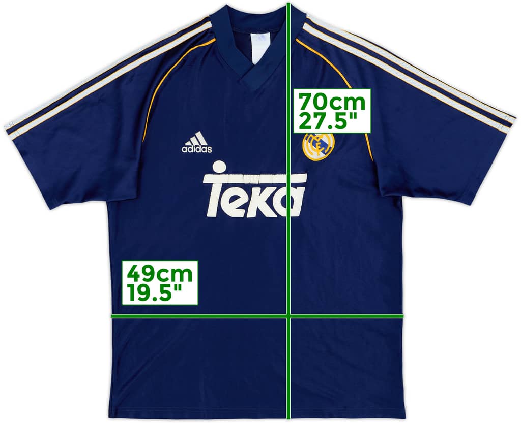 1998-99 Real Madrid Tercera Camiseta - 5/10 - (XL.Boys)