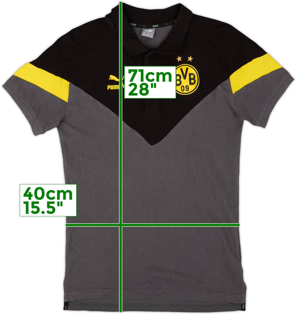 2019-20 Borussia Dortmund Puma Polo Shirt - 8/10 - (S)
