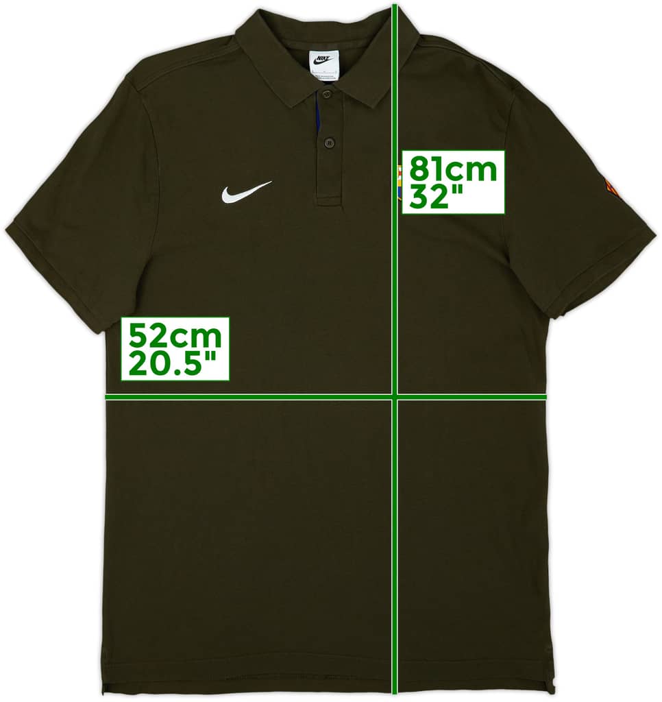 2023-24 Barcelona Nike Polo Shirt - 8/10 - (L)