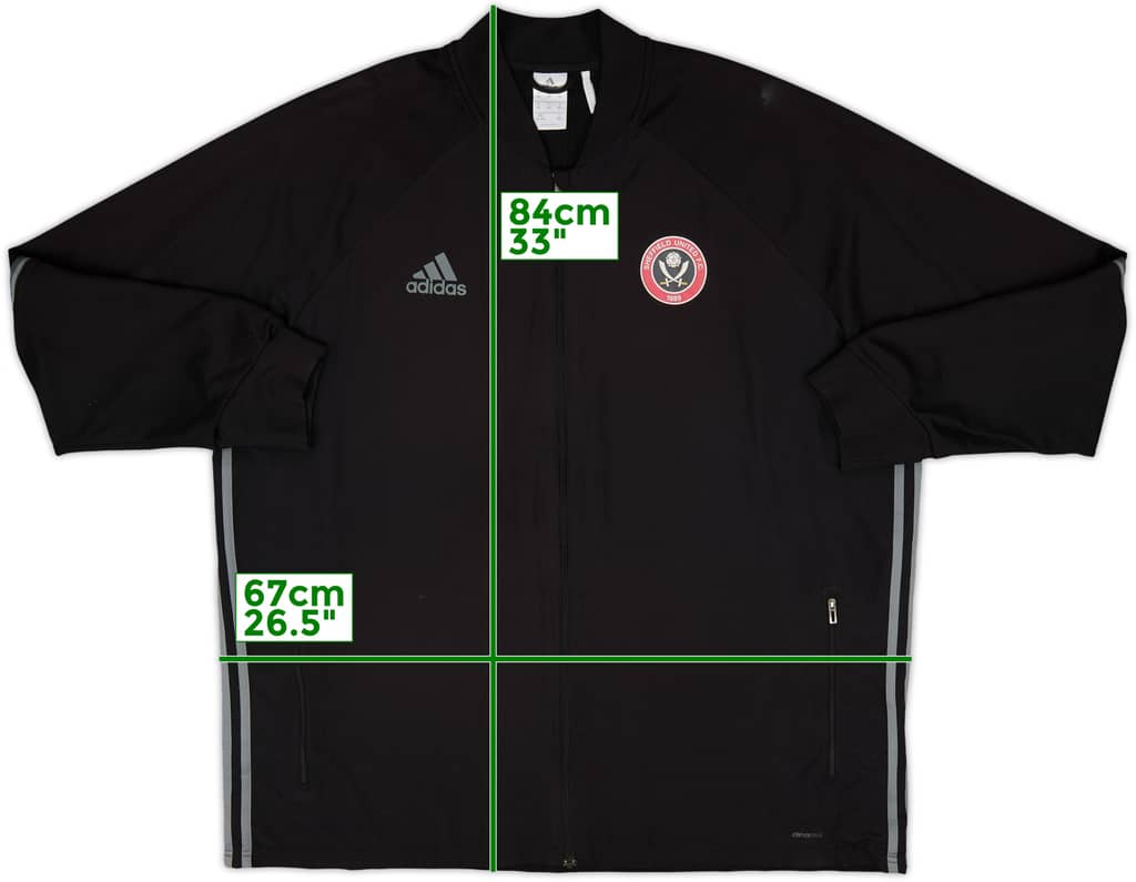 2016-17 Sheffield United adidas Track Jacket - 7/10 - (3XL)