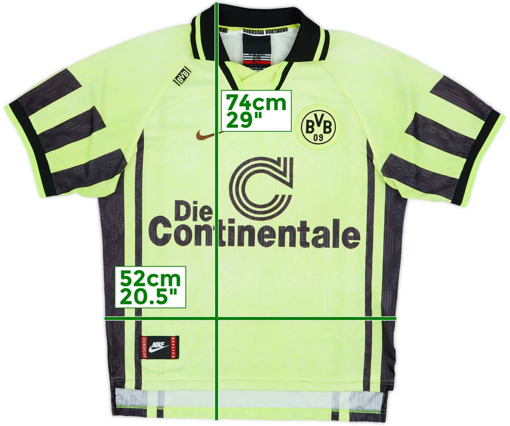 1996-97 Borussia Dortmund Home Shirt - 5/10 - (M)