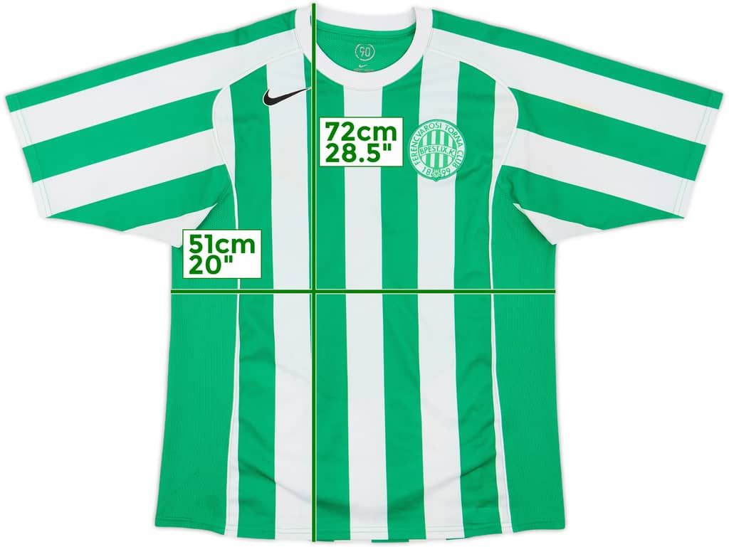 2004-06 Ferencvaros Home Shirt - 6/10 - (M)