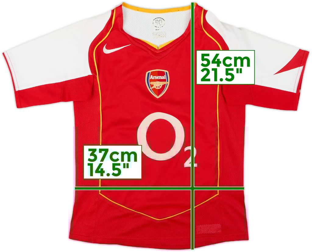 2004-05 Arsenal Home Shirt - 6/10 - (S.Boys)