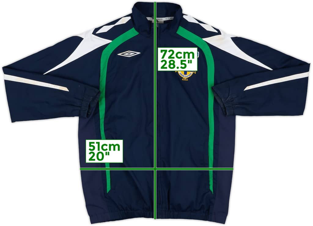 2007-09 Northern Ireland Umbro Track Jacket - 7/10 - (M)