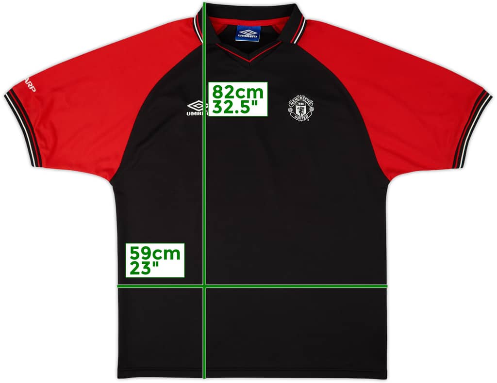 1998-99 Manchester United Umbro Training Shirt - 10/10 - (XL)