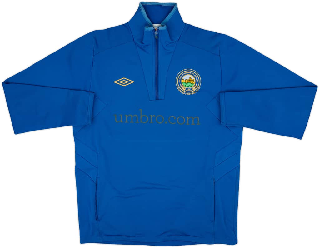 2011-12 Linfield Umbro 1/4 Zip Drill Top - 8/10 - (L)