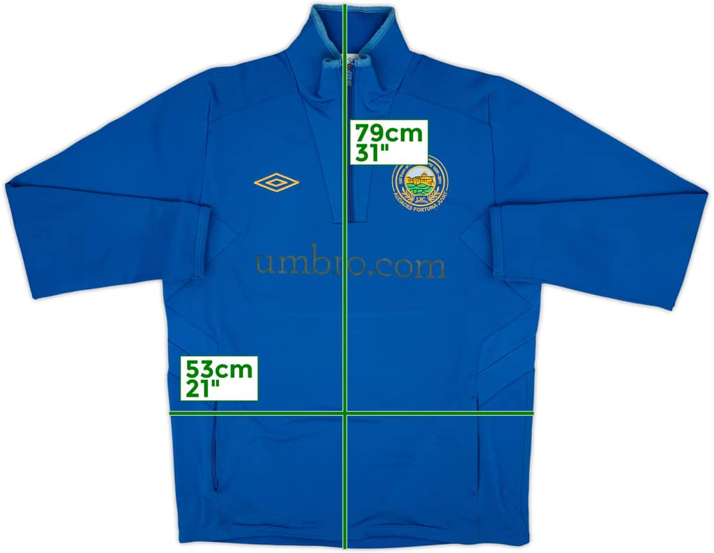 2011-12 Linfield Umbro 1/4 Zip Drill Top - 8/10 - (L)