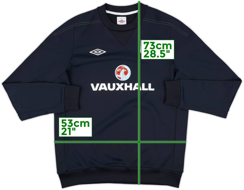 2010-11 England Umbro Sweat Top - 7/10 - (L)