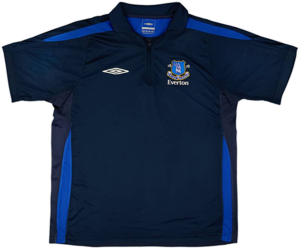 2004-05 Everton Umbro 1/4 Zip Training Shirt - 5/10 - (L)
