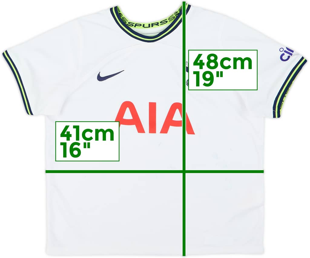 2022-23 Tottenham Home Shirt - 5/10 - (7-8 Years)