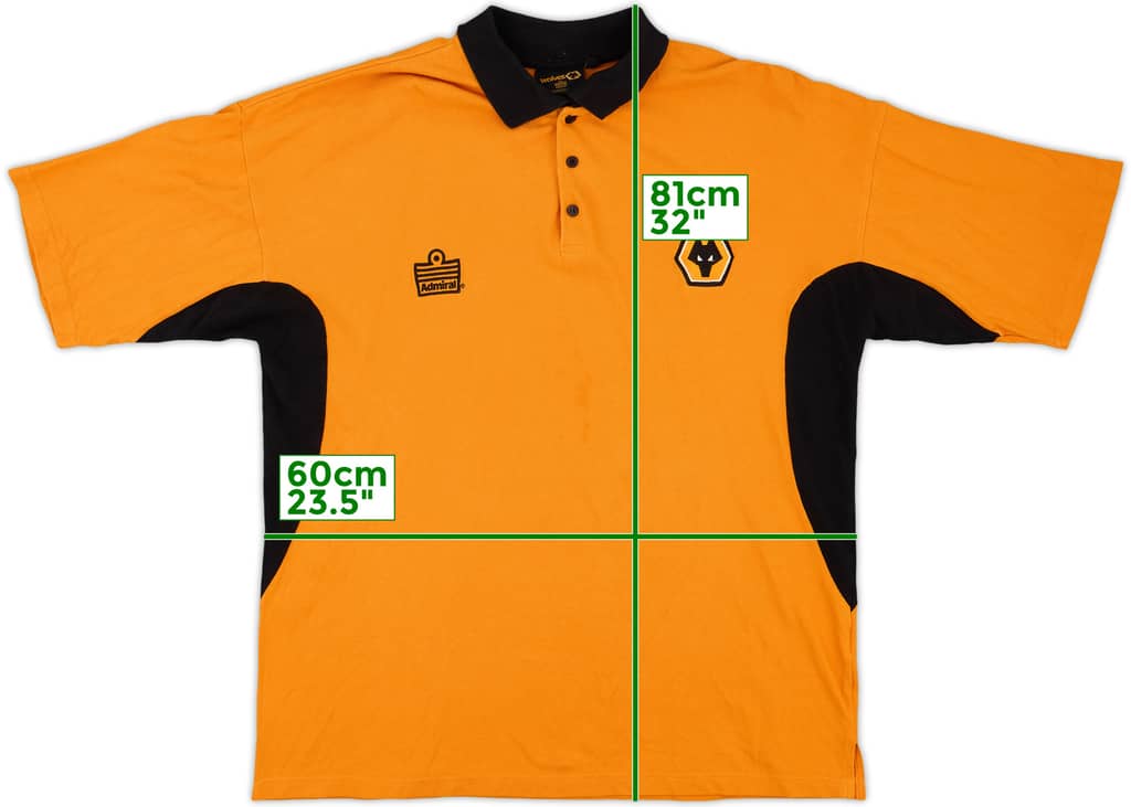 2002-04 Wolves Admiral Polo Shirt - 8/10 - (XXL)