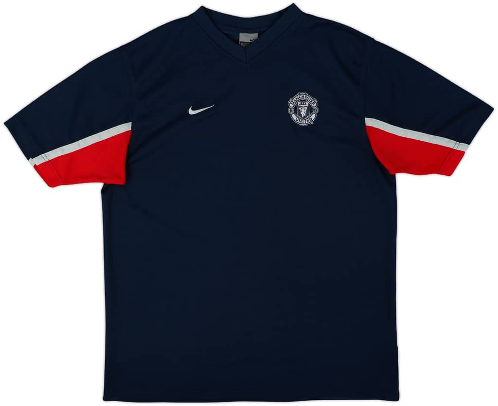 2002-03 Manchester United Nike Training Shirt - 8/10 - (L)